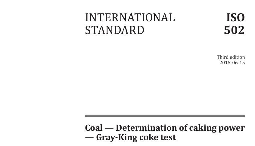ISO 502:2015 pdf download