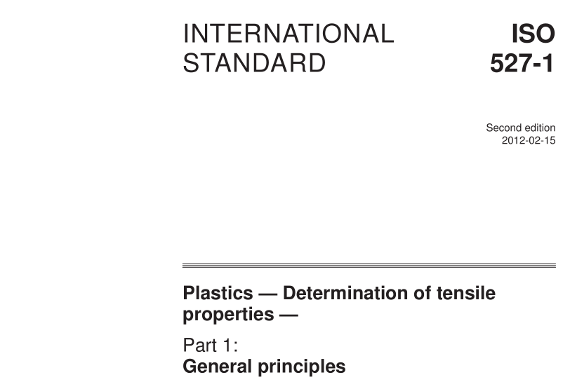 ISO 527-1:2012 pdf download