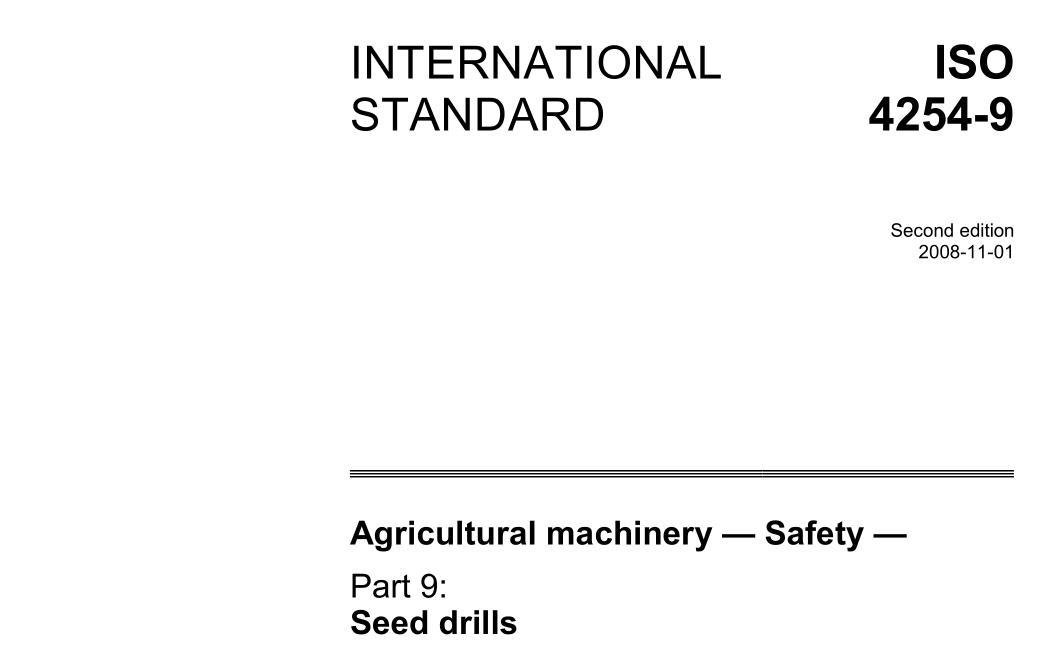 ISO 4254-9:2008 pdf download