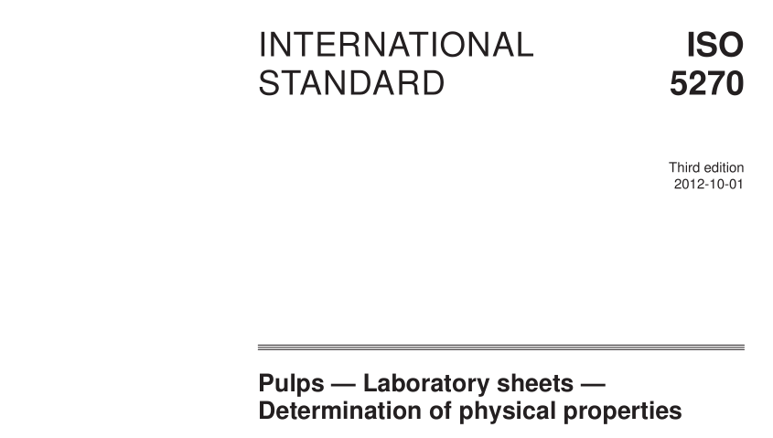 ISO 5270:2012 pdf download