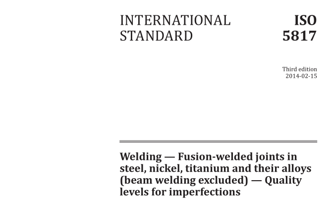 ISO 5817:2014 pdf download
