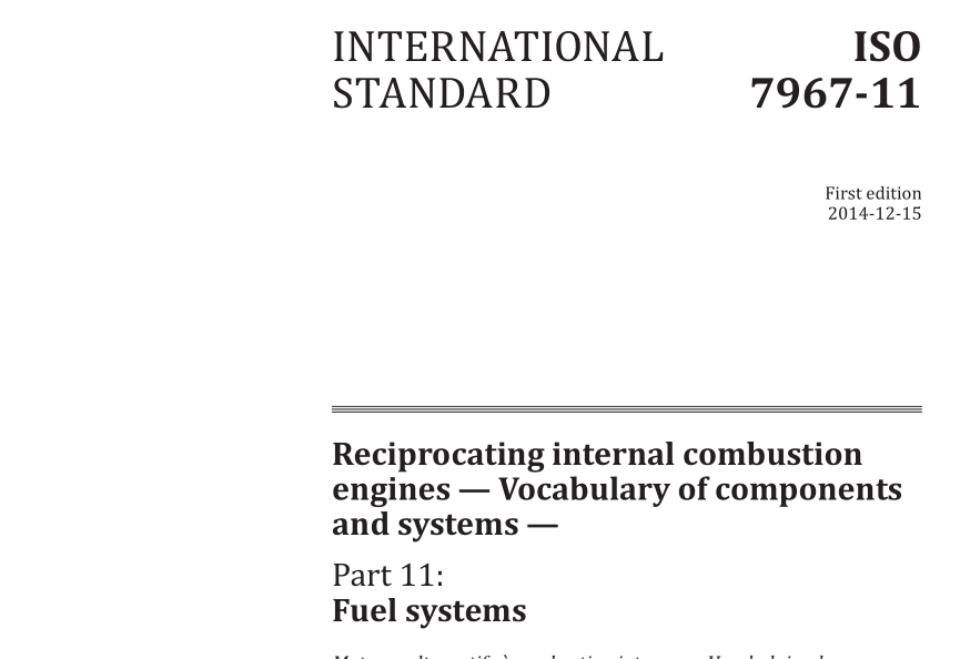 ISO 7967-11:2014 pdf download