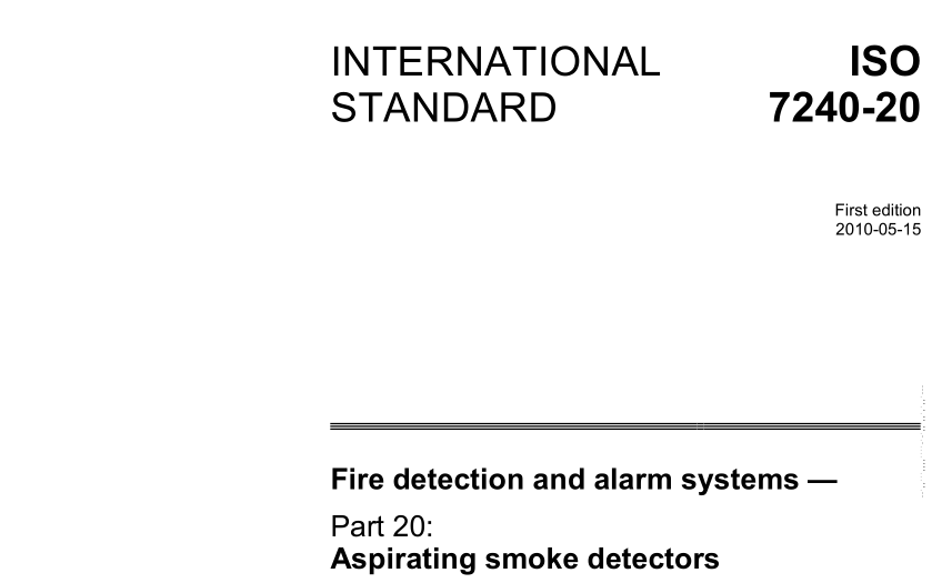 ISO 7240-20:2010 pdf download
