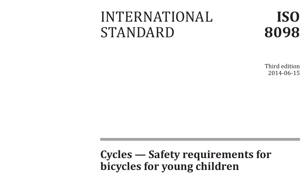 ISO 8098:2014 pdf download