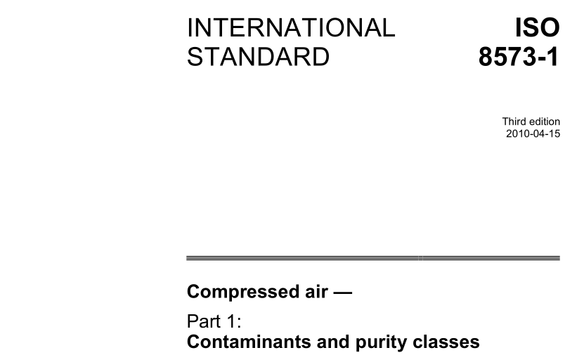 ISO 8573-1:2010 pdf download