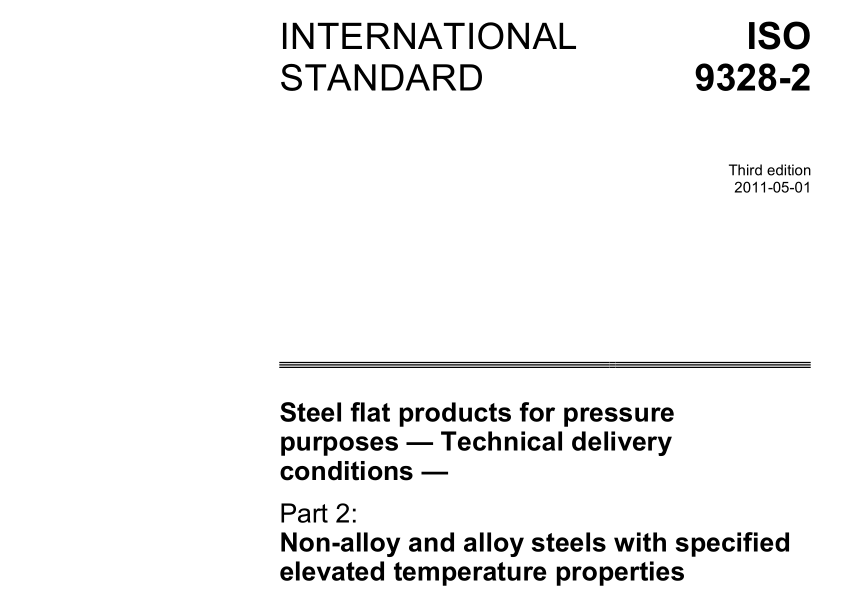 ISO 9328-2:2011 pdf download