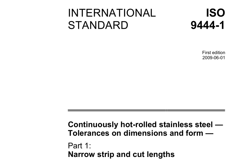 ISO 9444-1:2009 pdf download