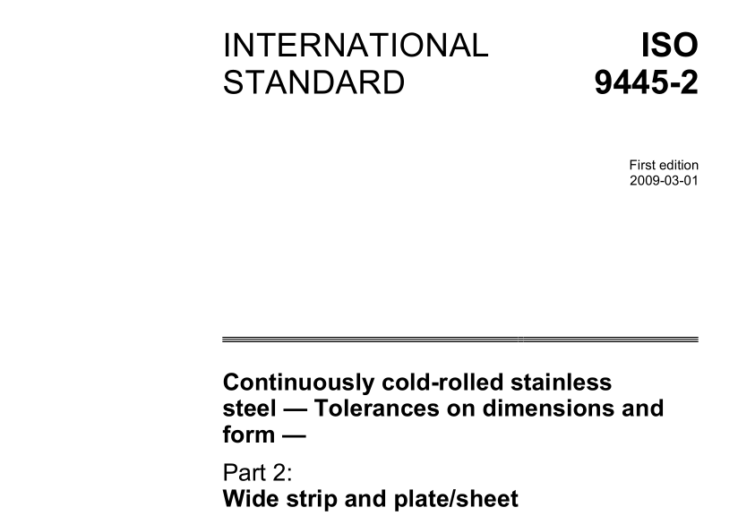 ISO 9445-2:2009 pdf download