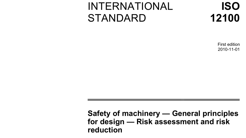 ISO 12100:2010 pdf download