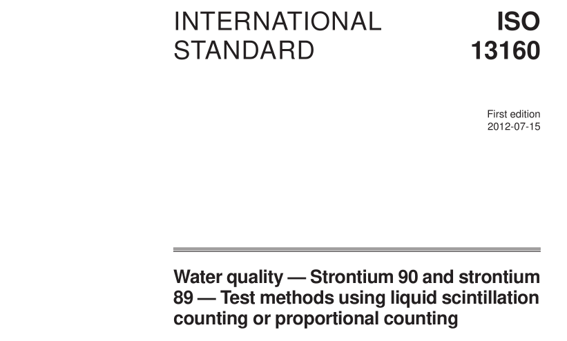 ISO 13160:2012 pdf download