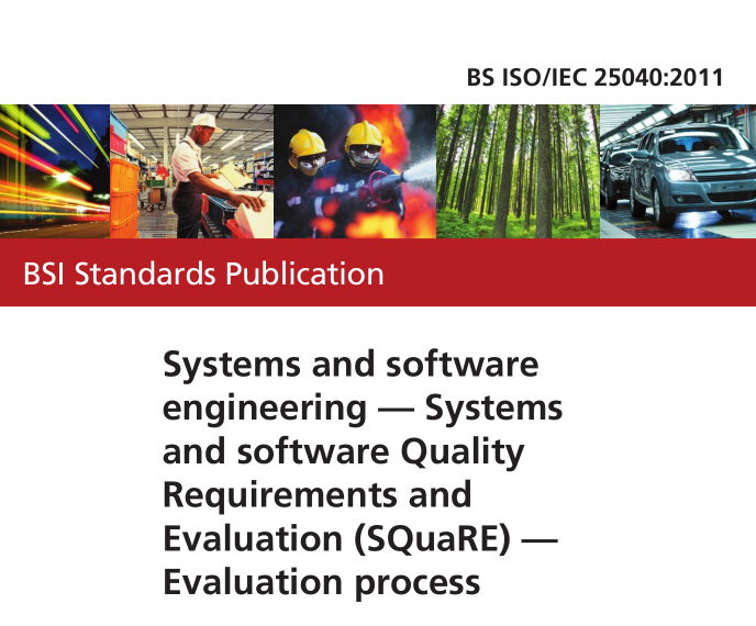 BS ISO IEC 25040:2011 pdf download