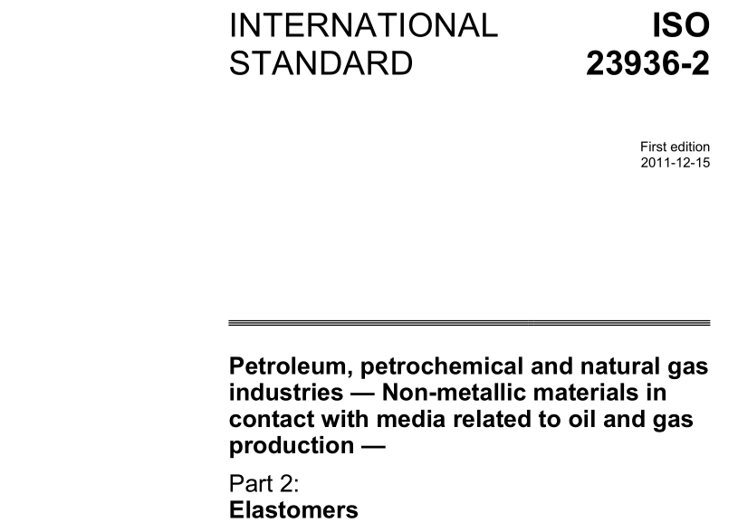 ISO 23936-2:2011 pdf download