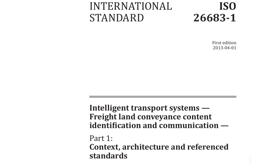 ISO 26683-1:2013 pdf download