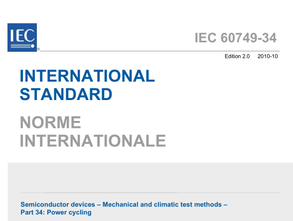 IEC 60749-34:2010 pdf download