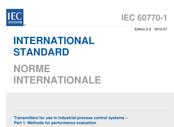 IEC 60770-1:2010 pdf download