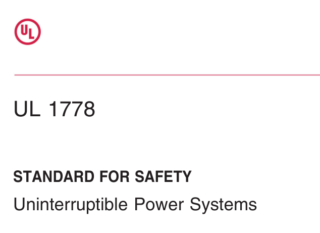 UL 1778:2017 pdf download