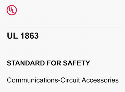 UL 1863:2019 pdf download