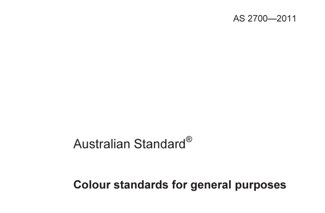 AS 2700:2011 pdf download