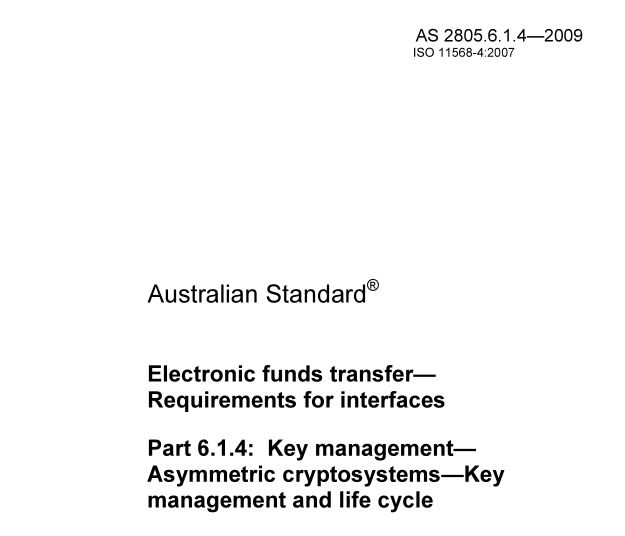 AS 2805.6.1.4:2009 pdf download
