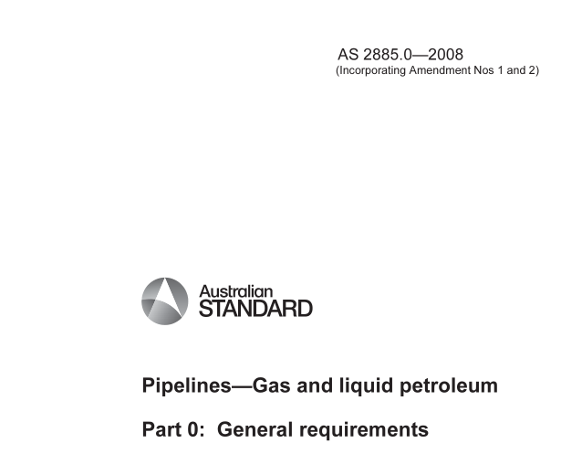 AS 2885.0:2008 pdf download
