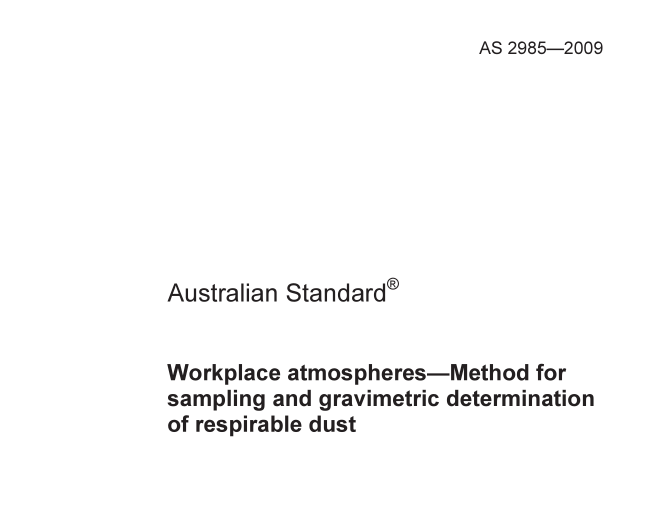 AS 2985:2009 pdf download