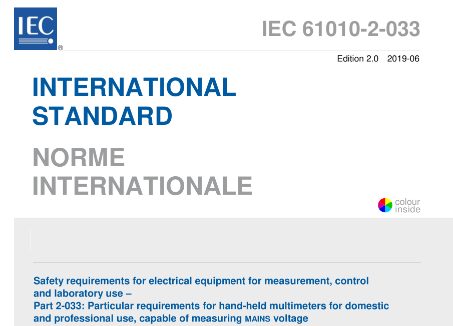 IEC 61010-2-033:2019 pdf download