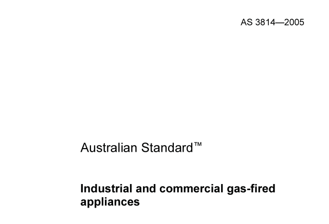 AS 3814:2005 pdf download