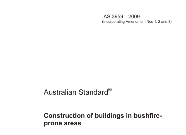 AS 3959:2009 pdf download