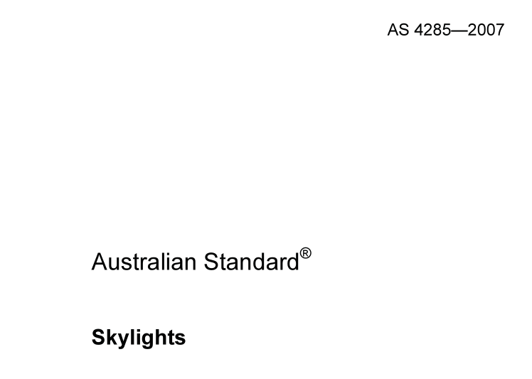 AS 4285:2007 pdf download