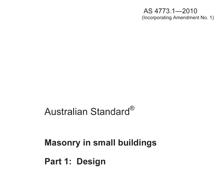 AS 4773.1:2010 pdf download