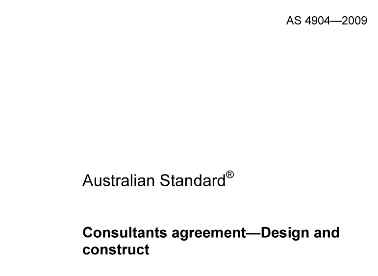 AS 4904:2009 pdf download