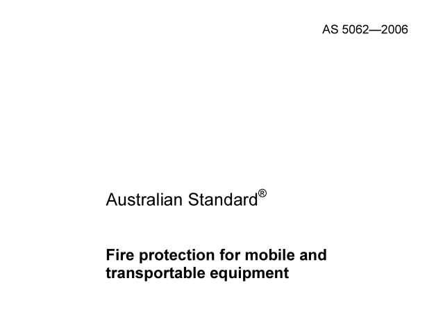 AS 5062:2006 pdf download