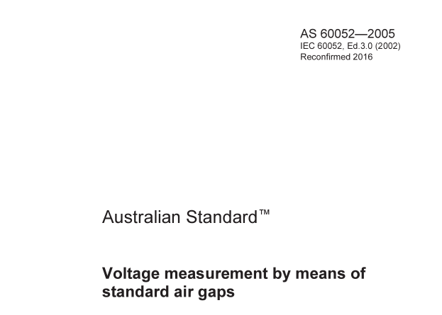 AS 60052:2005 pdf download