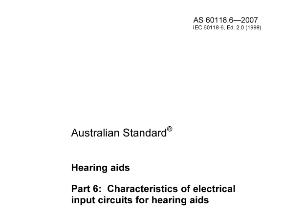 AS 60118.6:2007 pdf download