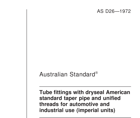 AS D26:1972 pdf download