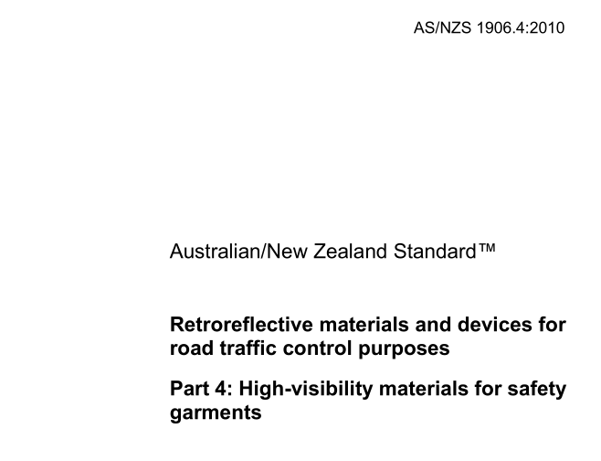 AS NZS 1906.4:2010 pdf download