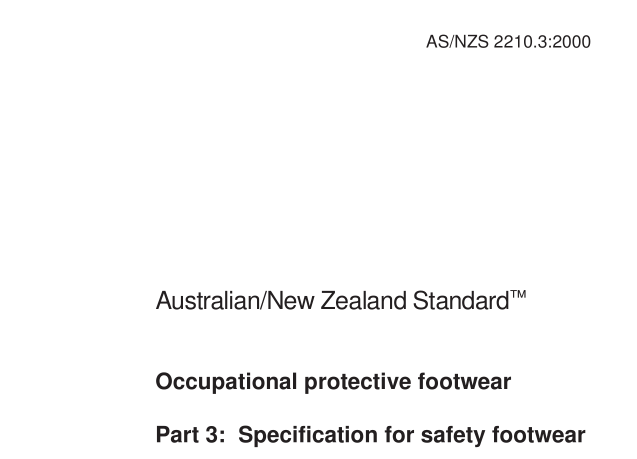 AS NZS 2210.3:2000 pdf download