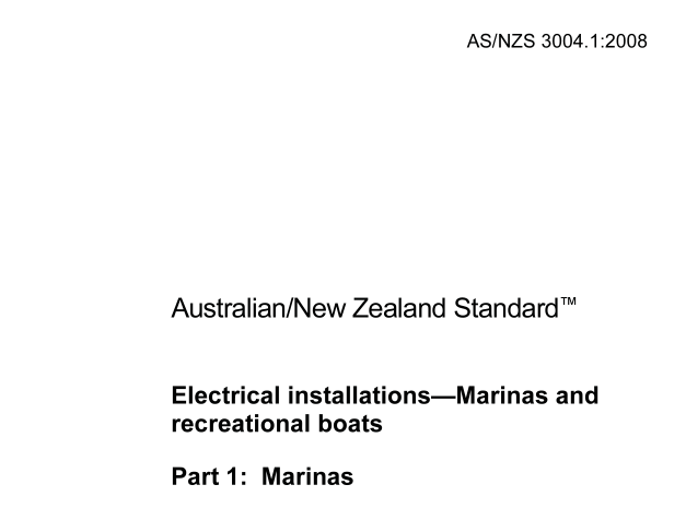 AS NZS 3004.1:2008 pdf download