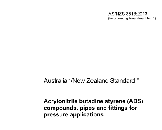 AS NZS 3518:2013 pdf download