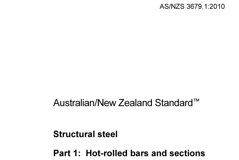 AS NZS 3679.1:2010 pdf download