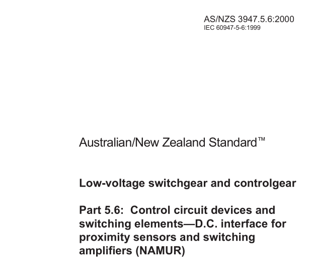 AS NZS 3947.5.6:2000 pdf download