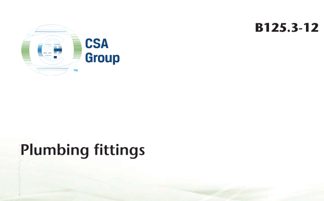 CSA B125.3 2012 pdf download