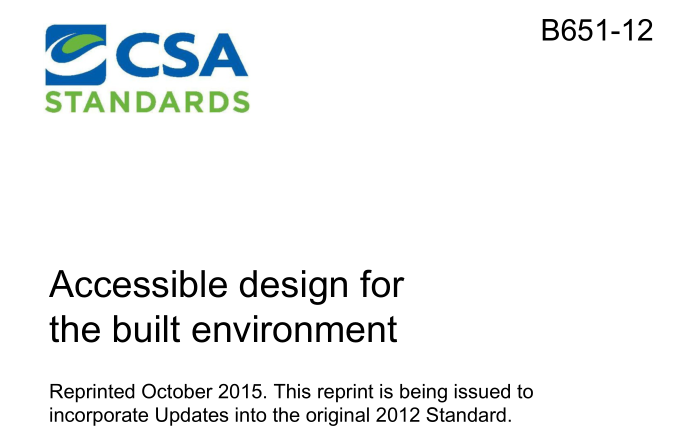 CSA B651-12 (R2017) pdf download