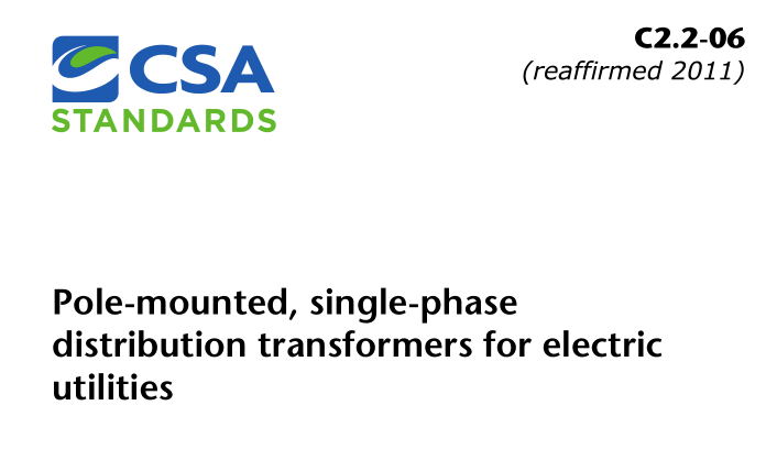 CSA C2.2-06 (R2011) pdf download