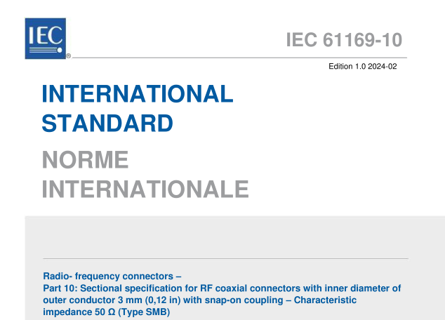 IEC 61169-10:2024 pdf download