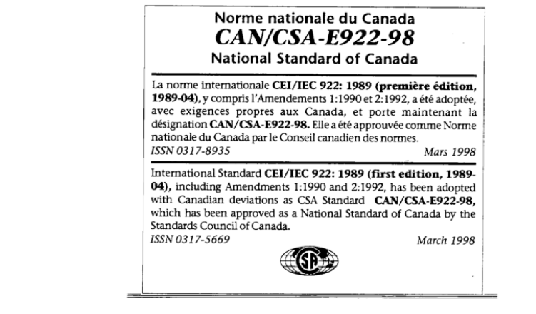 CSA E926-98 (R2012) pdf download