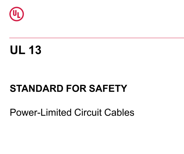 UL 13:2019 pdf download