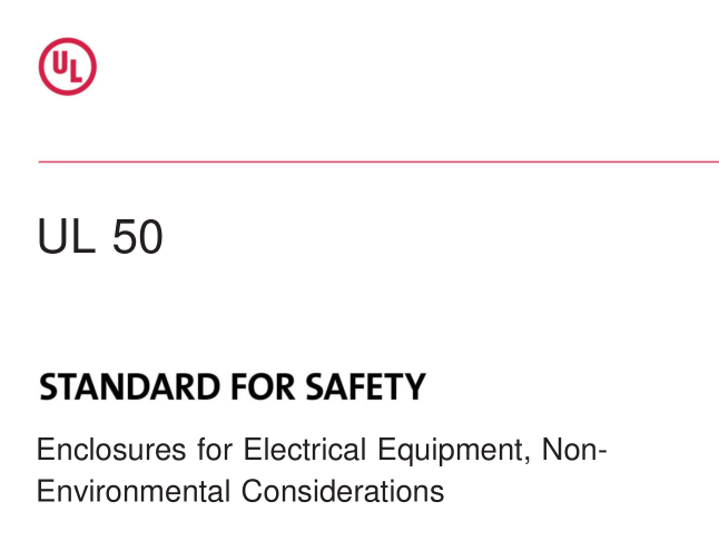 UL 50:2015 pdf download