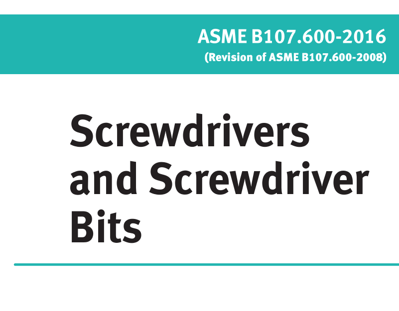 ASME B107.600:2016 pdf download
