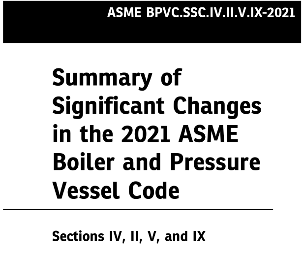 ASME BPVC.SSC.IV.II.V.IX:2021 pdf download